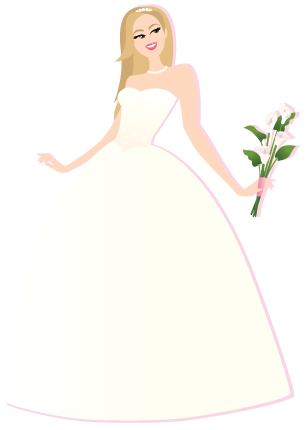 Princess bride servetten